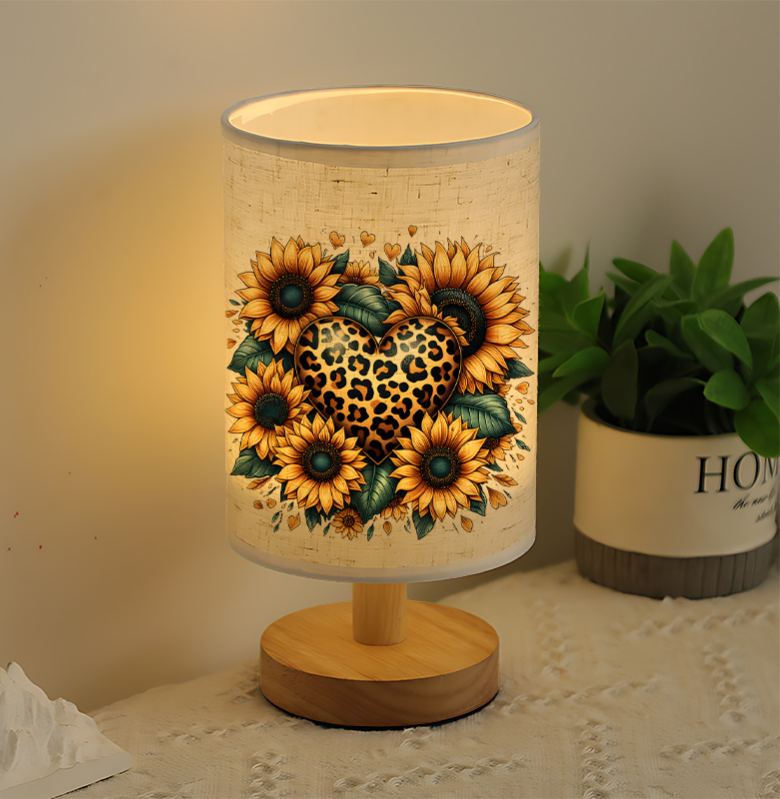 A Modern USB-powered Linen Lamp with a Unique Design and Exquisite Pattern