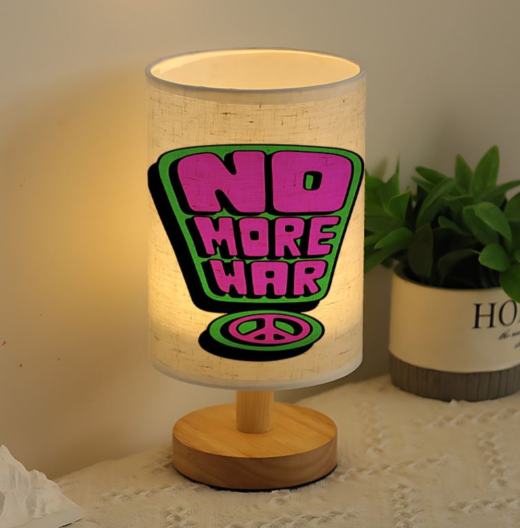 USB-powered Linen Table Lamp Living Room And Bedroom