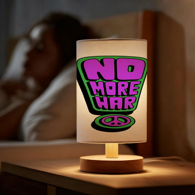 USB-powered Linen Table Lamp Living Room And Bedroom