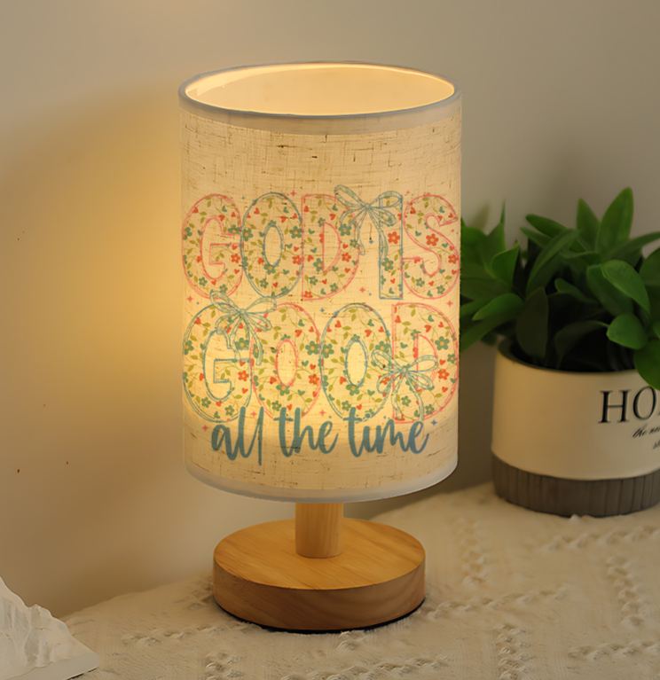 USB-powered Linen Lamp Making It an Excellent Gift 