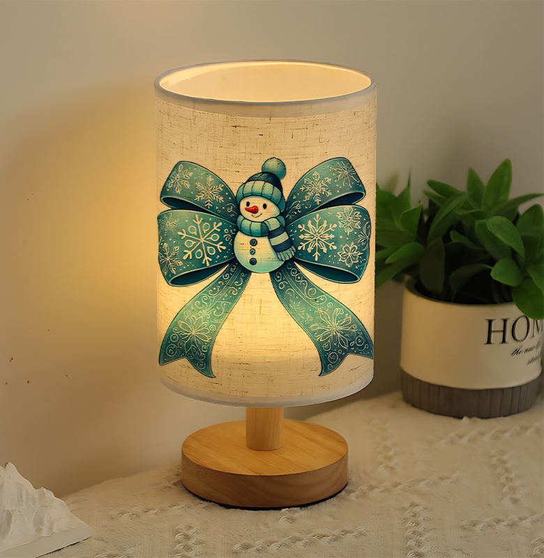 A Modern USB-powered Linen Lamp with a Unique Design