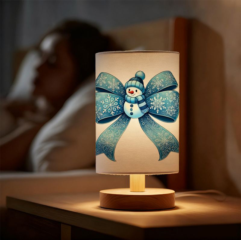 A Modern USB-powered Linen Lamp with a Unique Design
