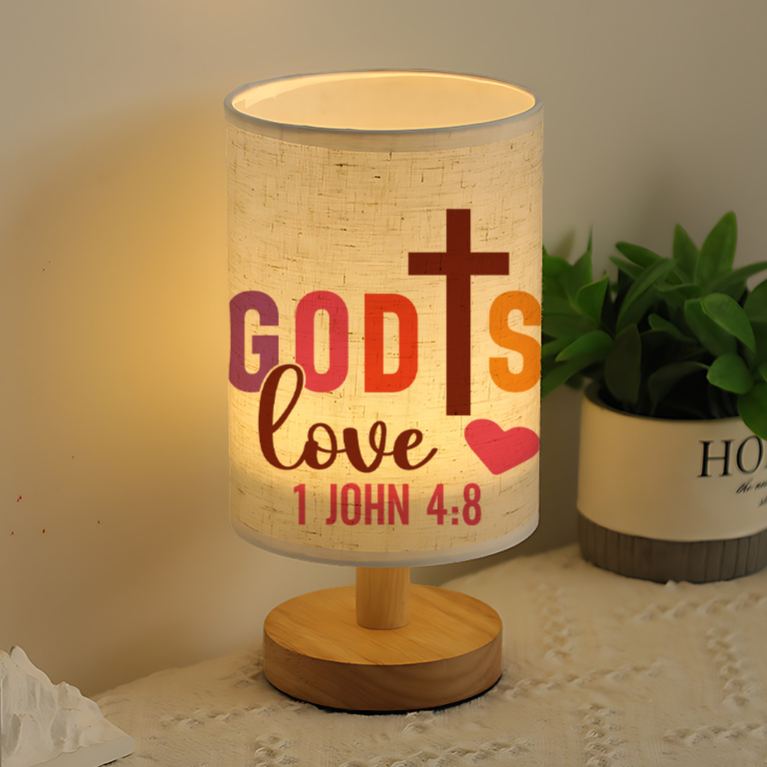 USB-powered Living Room and Bedroom Linen Lamp