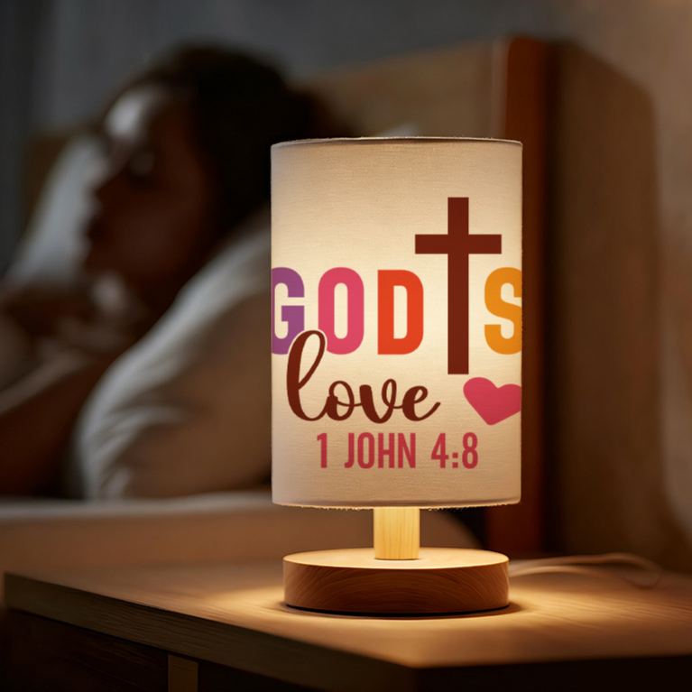 USB-powered Living Room and Bedroom Linen Lamp