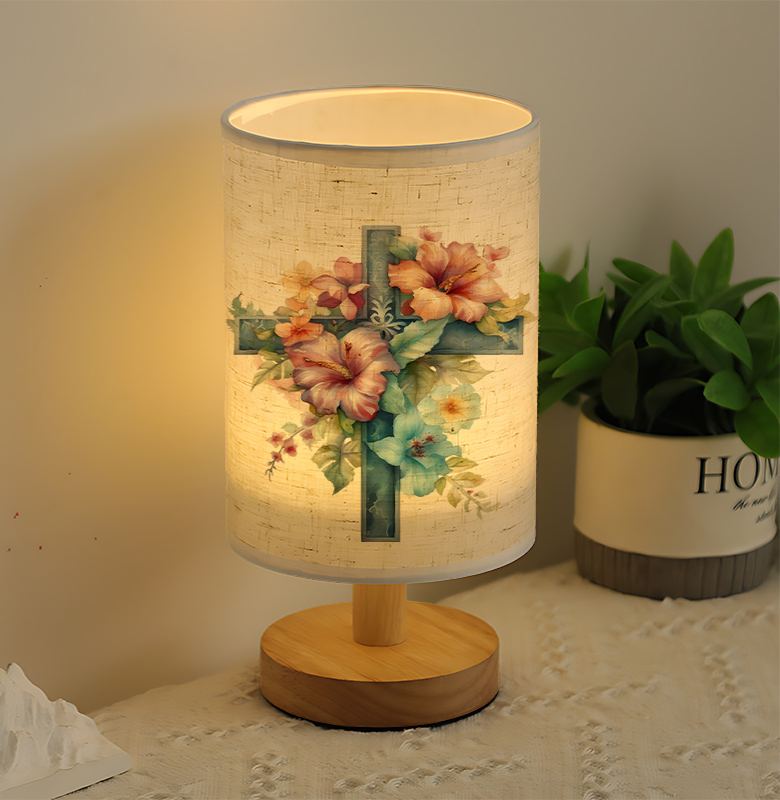 Modern USB-powered Linen Lamp Create Ambiance in the Living Room