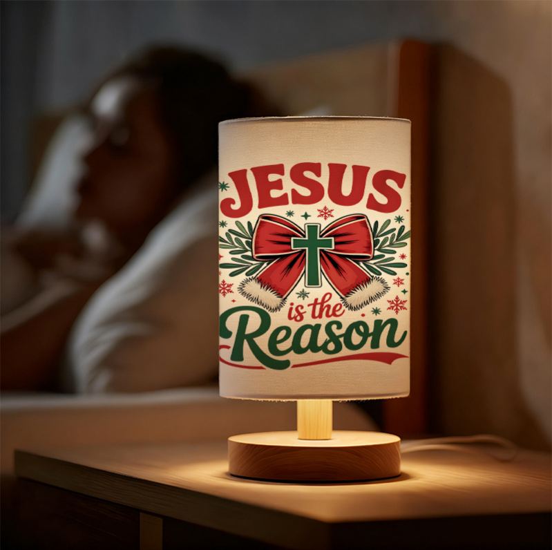 Modern USB-powered Linen Lamp Unique Bedside Decoration Bedroom