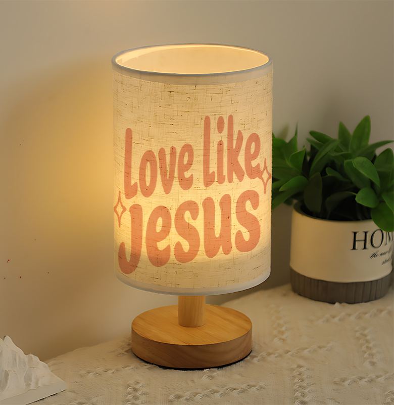 Modern USB Powered Linen Lamp