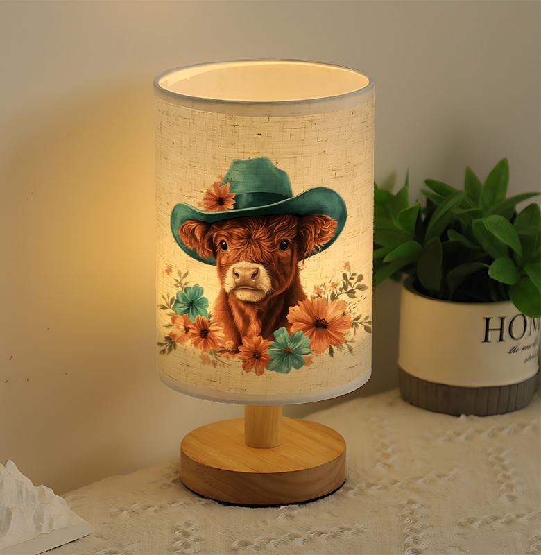 Modern USB-powered Linen Lamp with a Unique Design and Exquisite Patterns