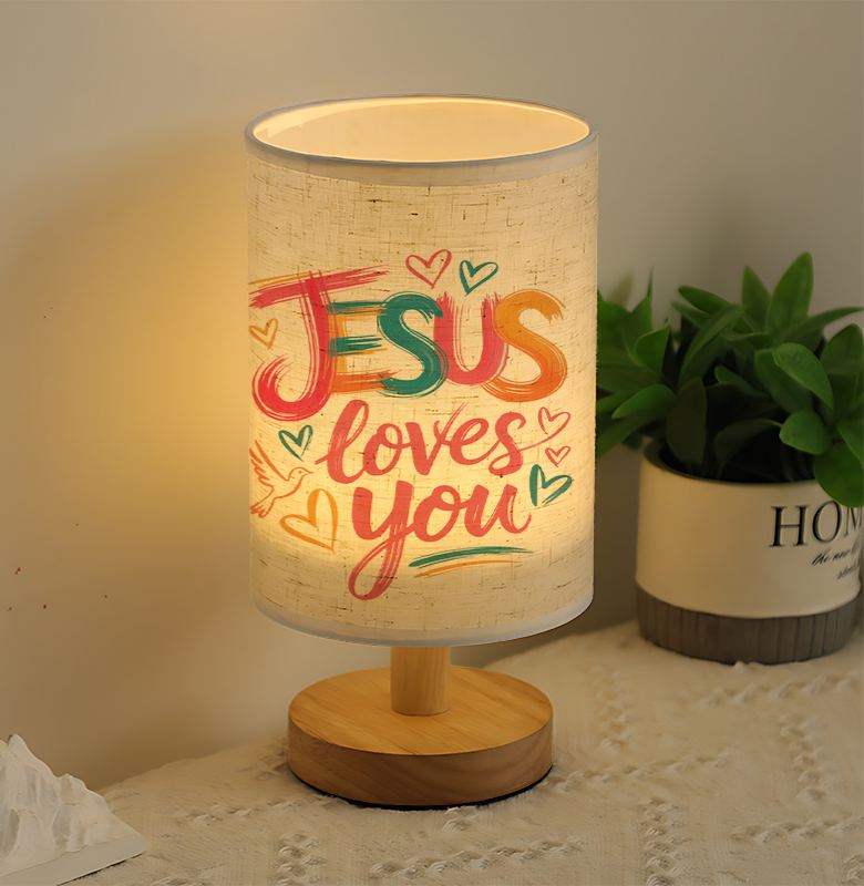 USB Powered Table Lamp with Bulb USB Plug in Bedside