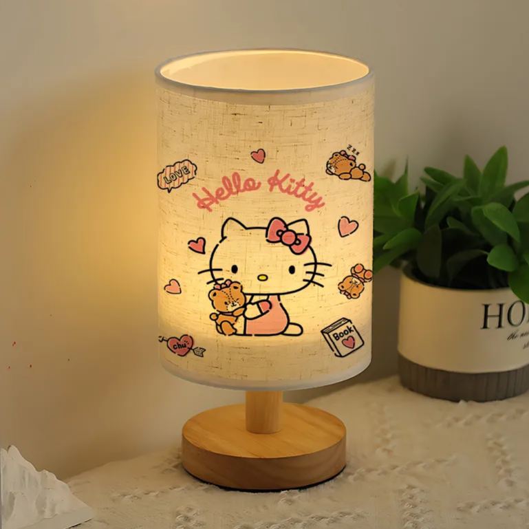 USB-powered linen Cozy lamp
