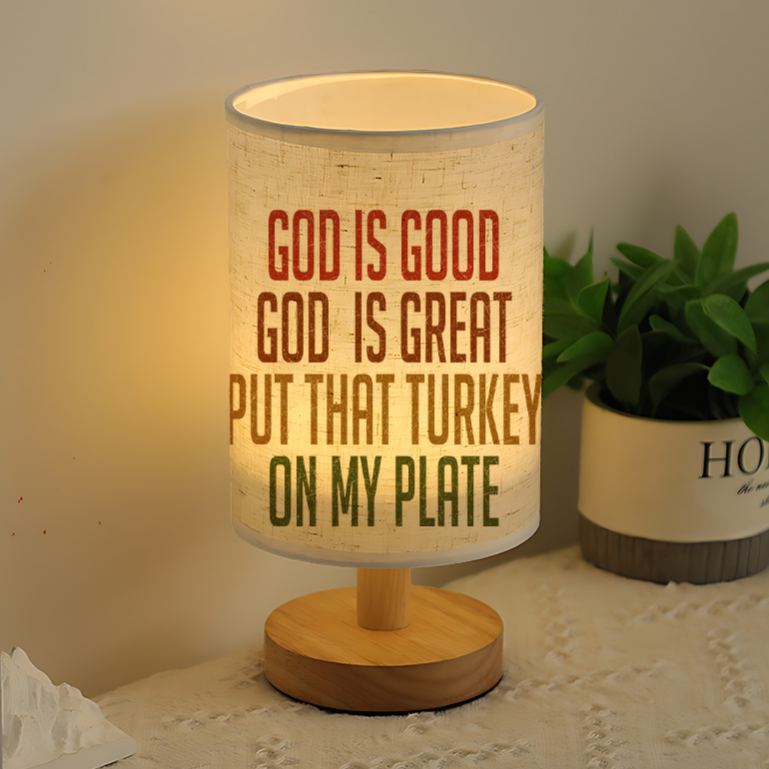 USB-powered Linen Lamp Making It an Gift