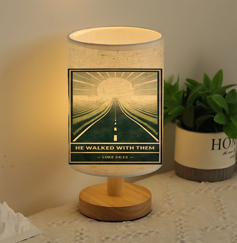 A Modern USB-powered Linen Lamp with a Unique Design and Exquisite Patterns