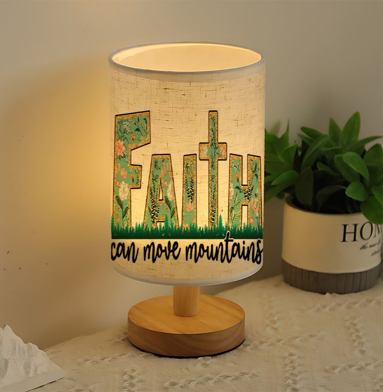 A Modern USB-powered Linen Lamp with a Unique Design and Exquisite Patterns