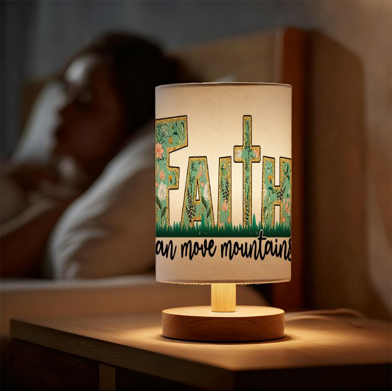 A Modern USB-powered Linen Lamp with a Unique Design and Exquisite Patterns
