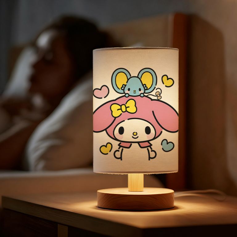 USB-powered linen lamp excellent gift for family and friends., Gift