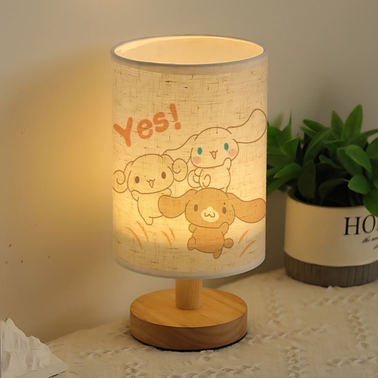 Sanrio-Themed USB-Powered Table Lamp with Cute Sanrio Patterns 