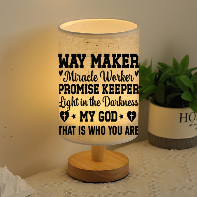 USB-Powered Linen Lamp Unique Design