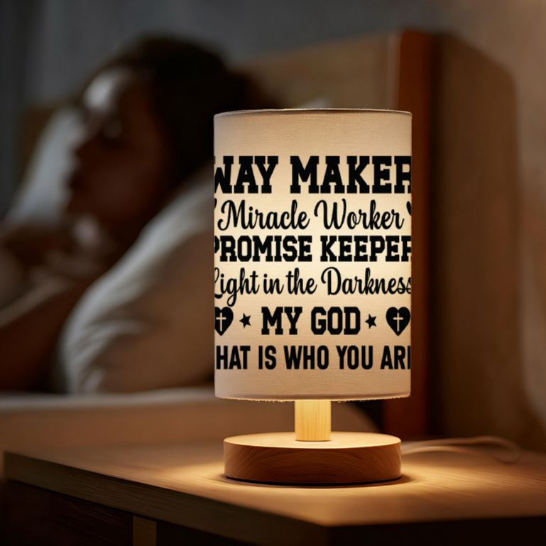 USB-Powered Linen Lamp Unique Design