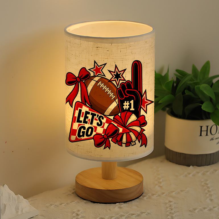 Lets Go USB Powered Linen Table Lamp