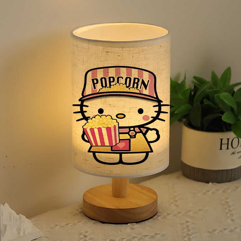 A modern USB powered linen lamp with a creative design and patterns