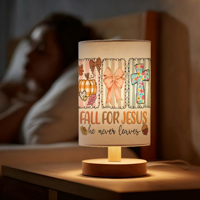 USB-powered Linen Lamp Bedside Decoration