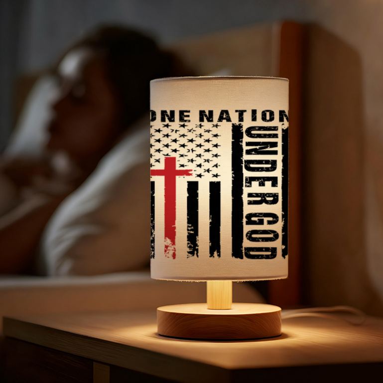USB powered Linen Lamp with a Unique Design and Exquisite Patterns