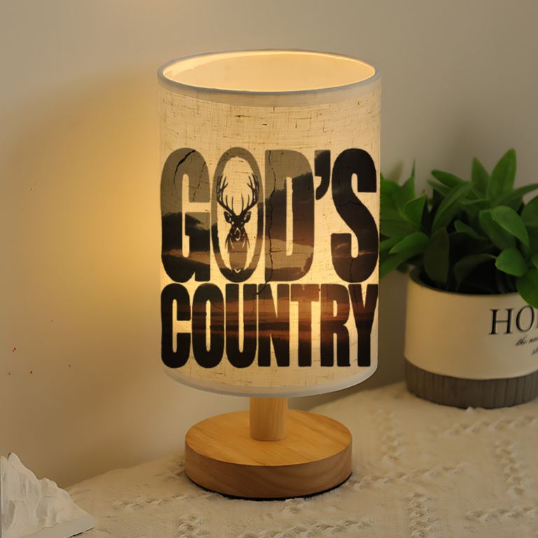 USB-powered Linen Lamp with a Unique Design and