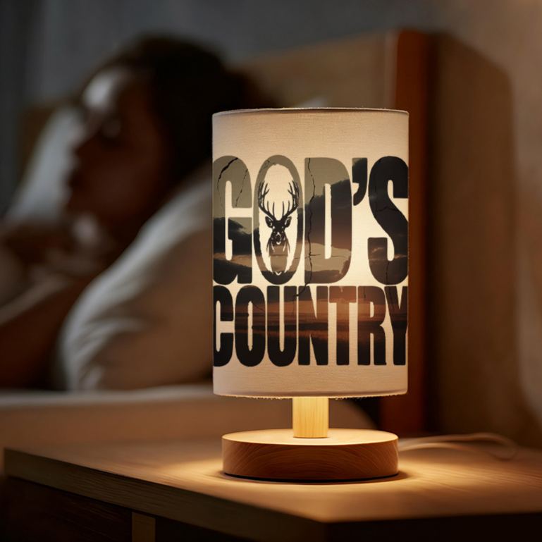 USB-powered Linen Lamp with a Unique Design and