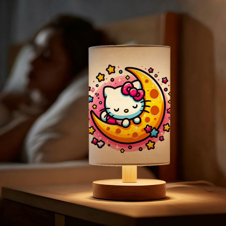  linen lamp with a creative design, featuring Sanrio patterns
