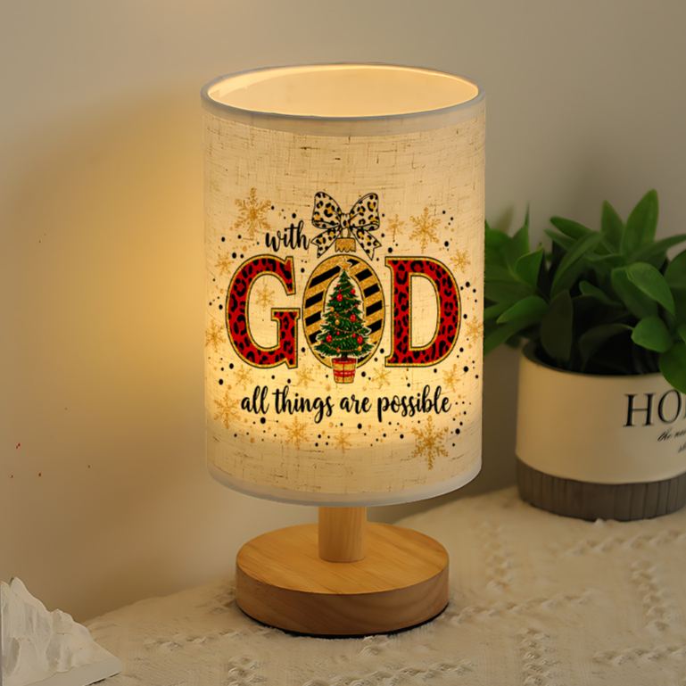 Modern USB-powered Linen Lamp Excellent Gift for Family