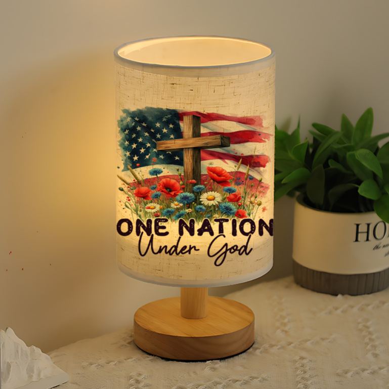 USB-powered Linen Lamp Making It an Excellent Gift