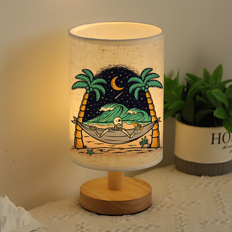 Modern USB-powered Linen Table Lamp Decoration Creating A Cozy Atmosphere