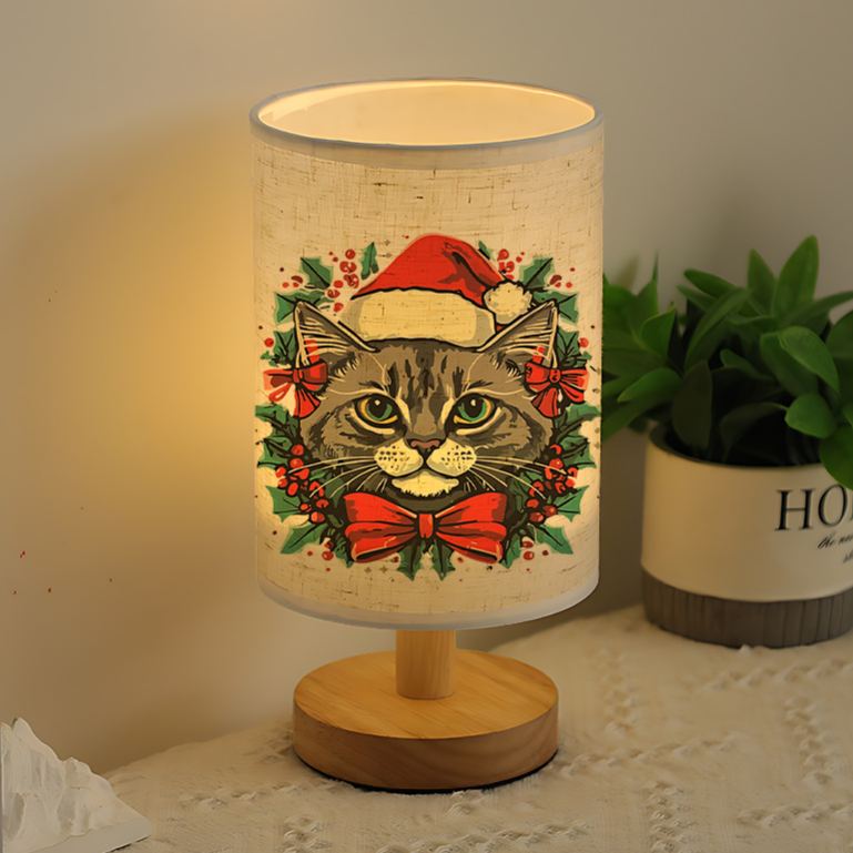 Perfect For Bedside Decoration USB-powered Linen Table Lamp