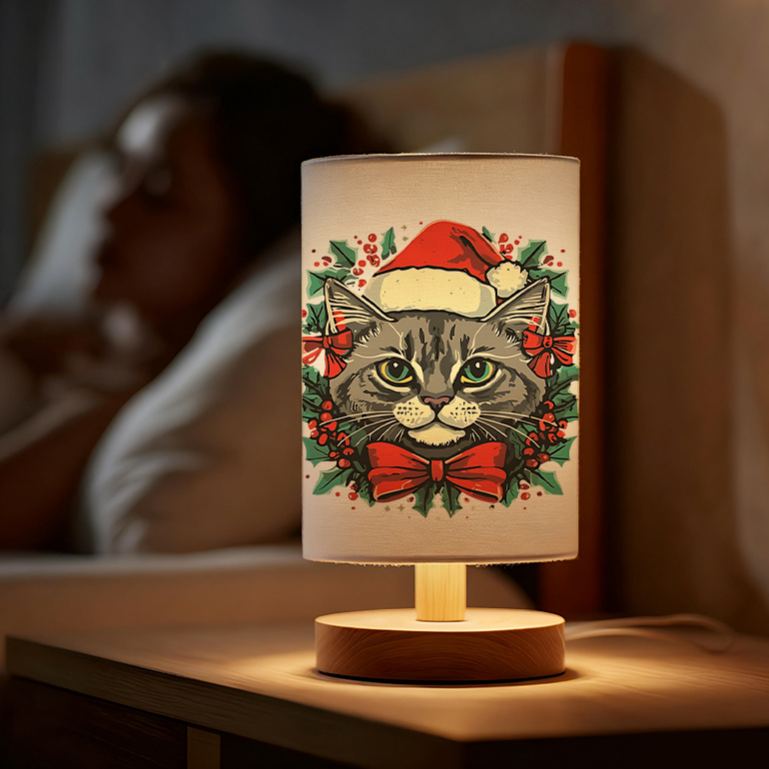 Perfect For Bedside Decoration USB-powered Linen Table Lamp