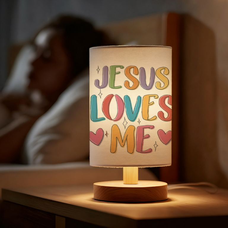 Modern USB-powered Linen Lamp Create Ambiance