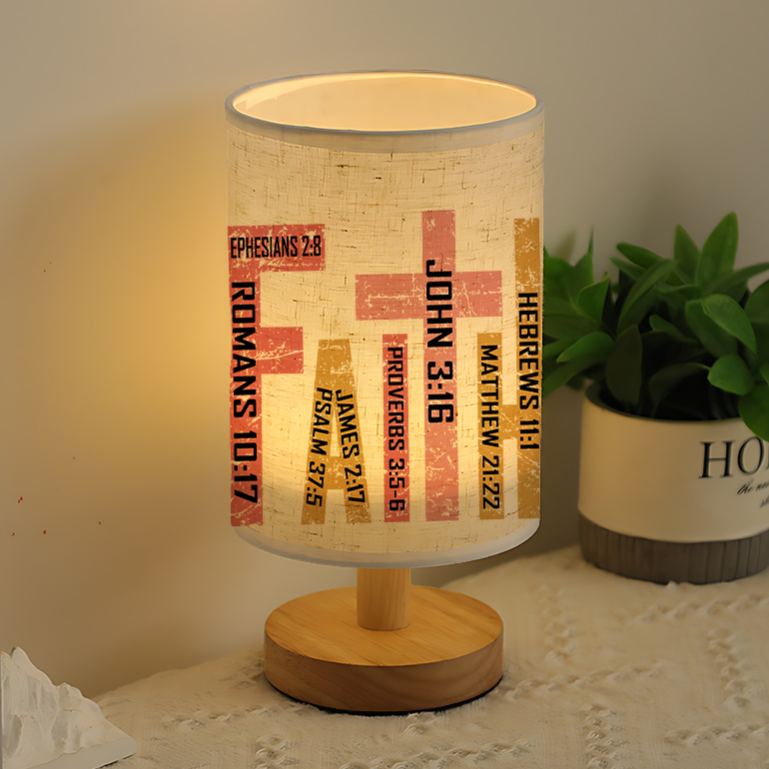  USB-powered Linen Lamp Ambiance in the Living Room