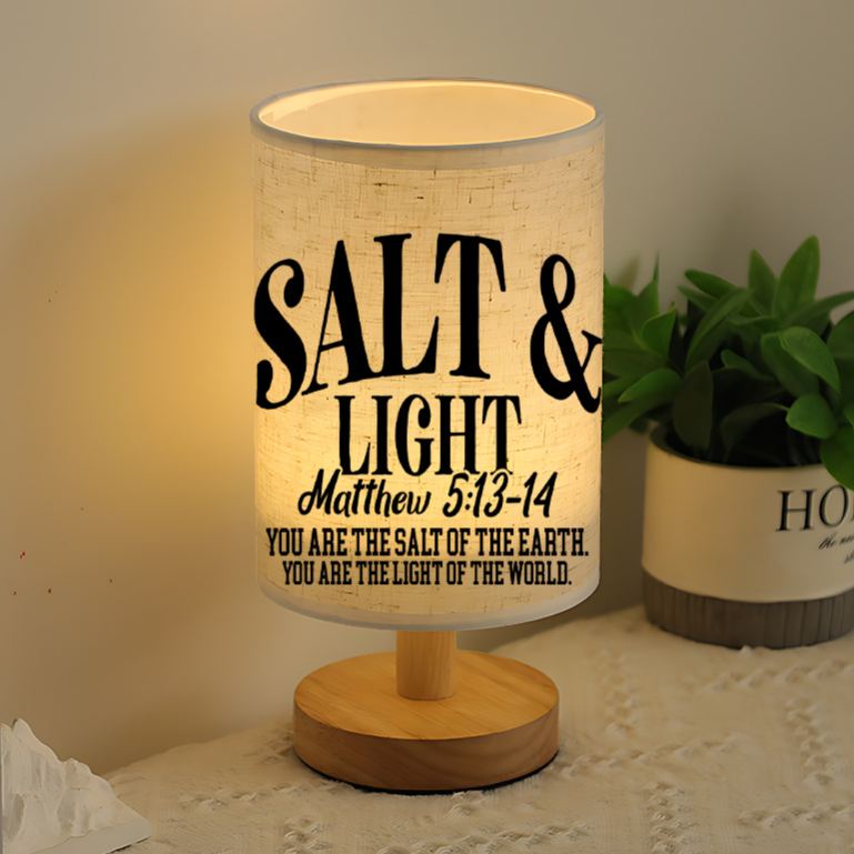 Modern USB-powered Linen Lamp Create Ambiance in the Bedroom