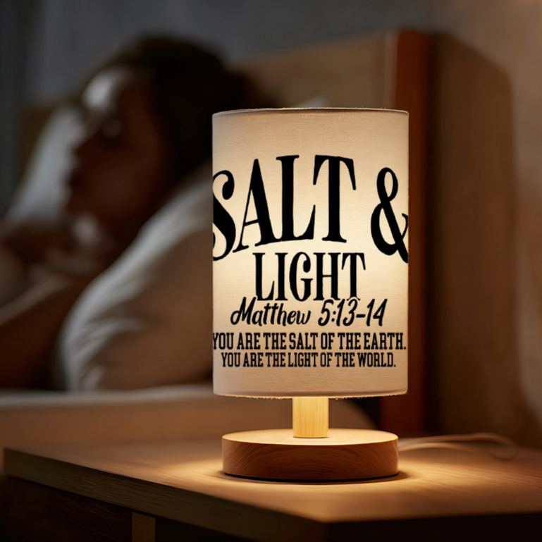 Modern USB-powered Linen Lamp Create Ambiance in the Bedroom