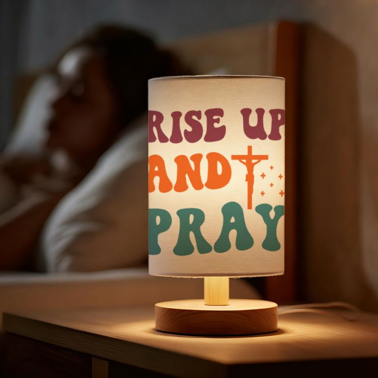 USB-powered Linen Lamp Bedside Decoration