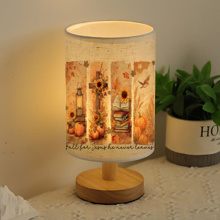 USB-powered Linen Lamp Gift for Family