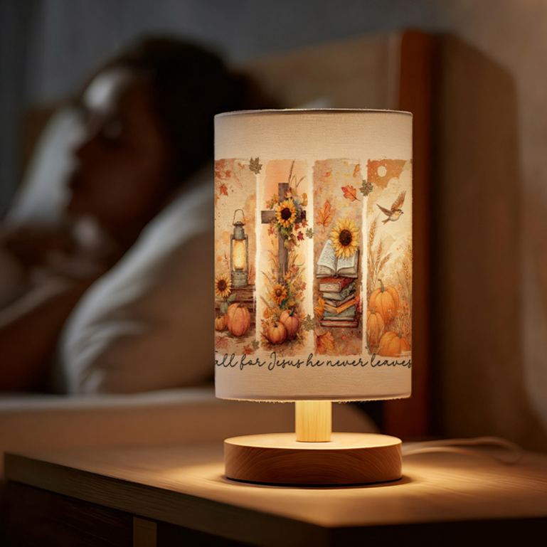 USB-powered Linen Lamp Gift for Family
