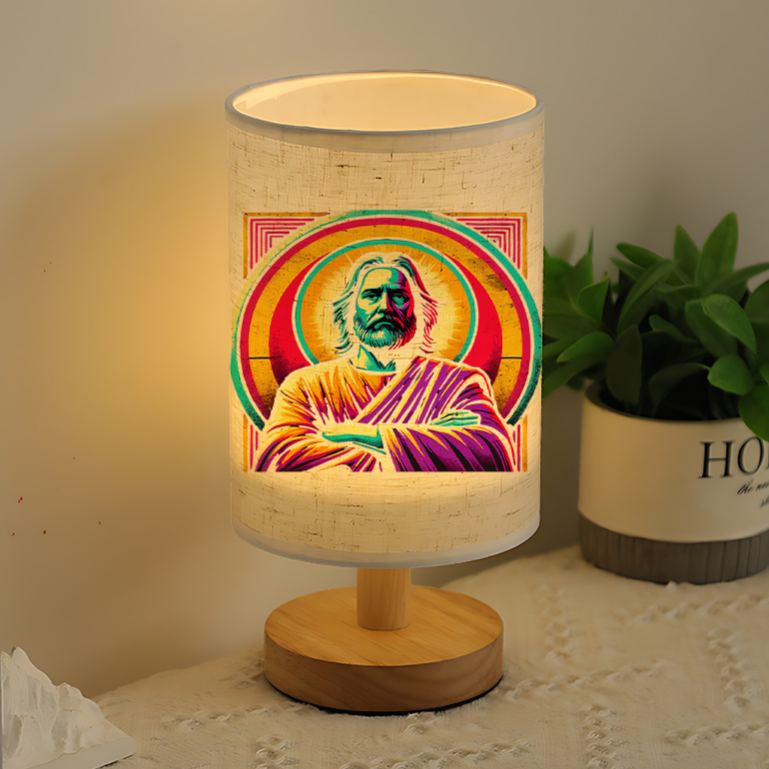 USB-Powered Bedside Lamp with Soft Glow Lighting Table Light for Bedroom