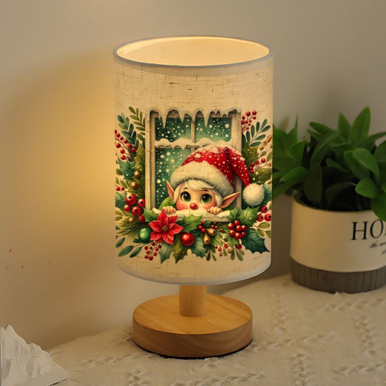  USB-powered linen lamp gift for friends