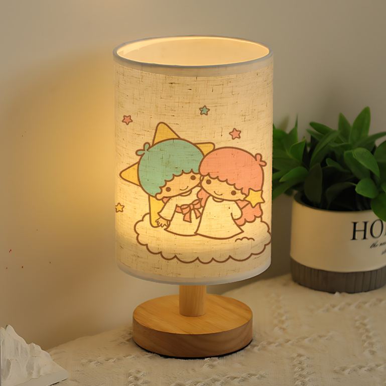 Sanrio USB-powered linen lamp creating ambiance