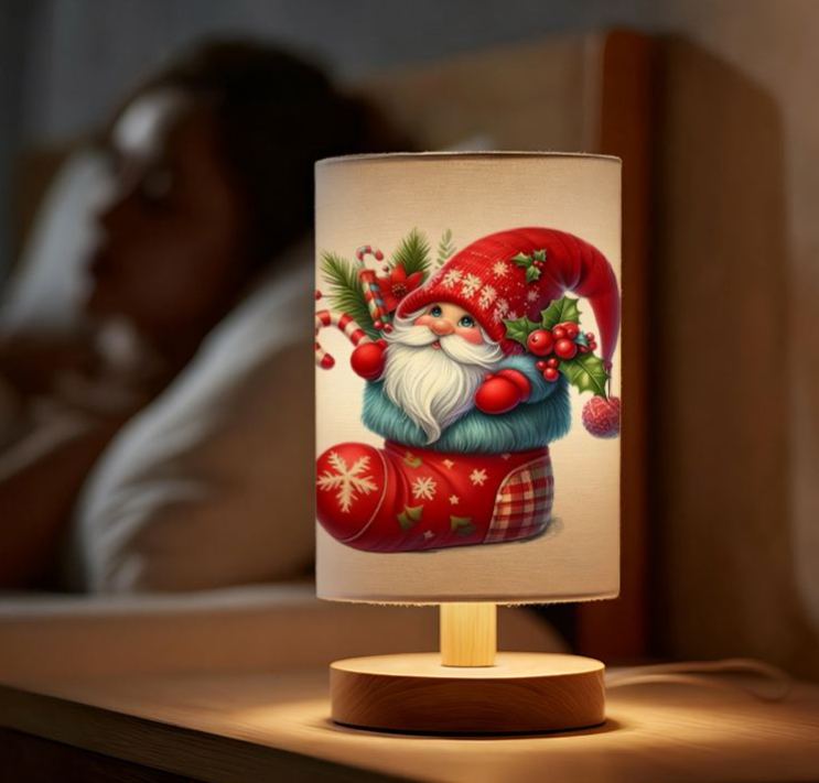 create ambiance  USB-powered linen lamp 