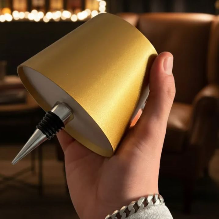 Wireless Bottle Top LED Lamp With Multi Light Color