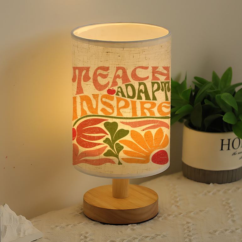 Modern USB-powered Linen Lamp with a Unique Design and Exquisite Patterns.