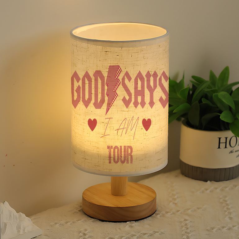 Modern USB-powered Linen Lamp with a Unique Design and Exquisite Patterns