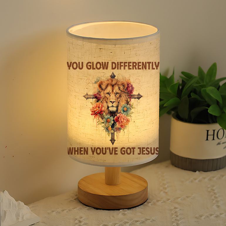 Modern USB-powered Linen Lamp with a Unique Design and Exquisite Pattern