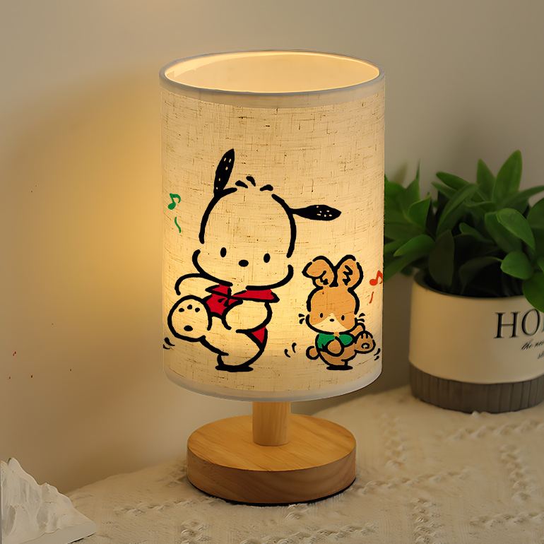 A Modern Sanrio USB Powered Linen Lamp